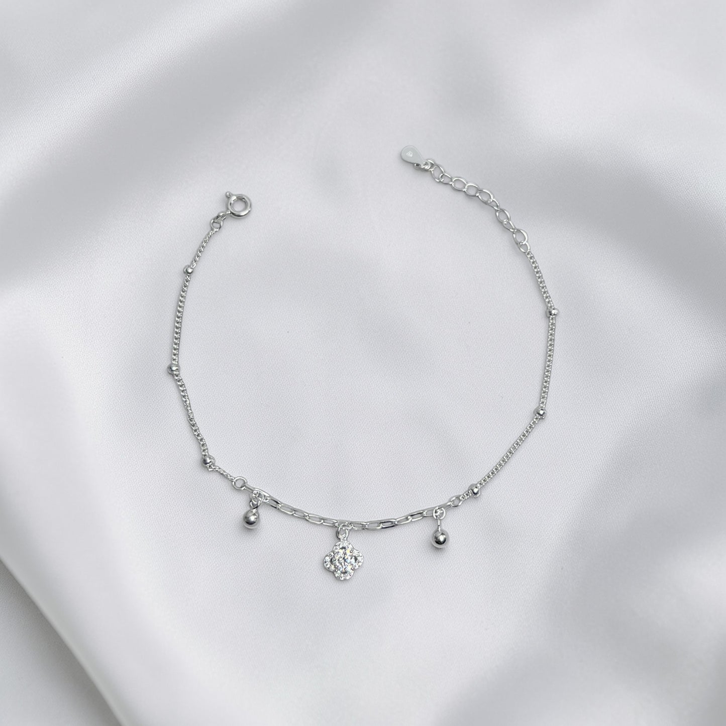 PULSERA PLATA CIRCONES TAILANDES