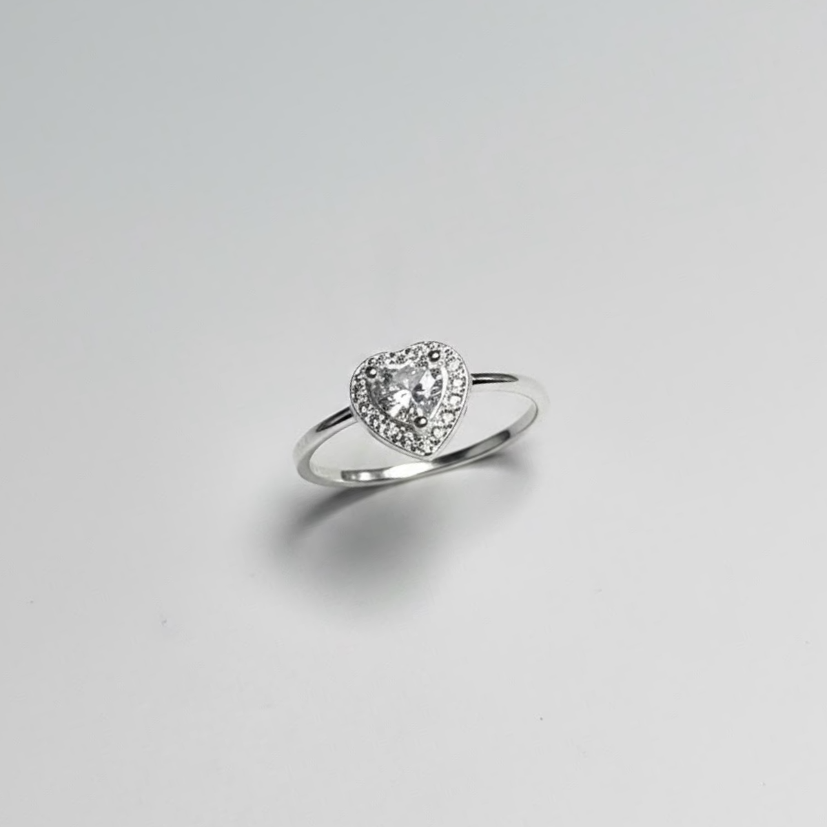 ANILLO CORAZON PLATA CIRCONES TAILANDES