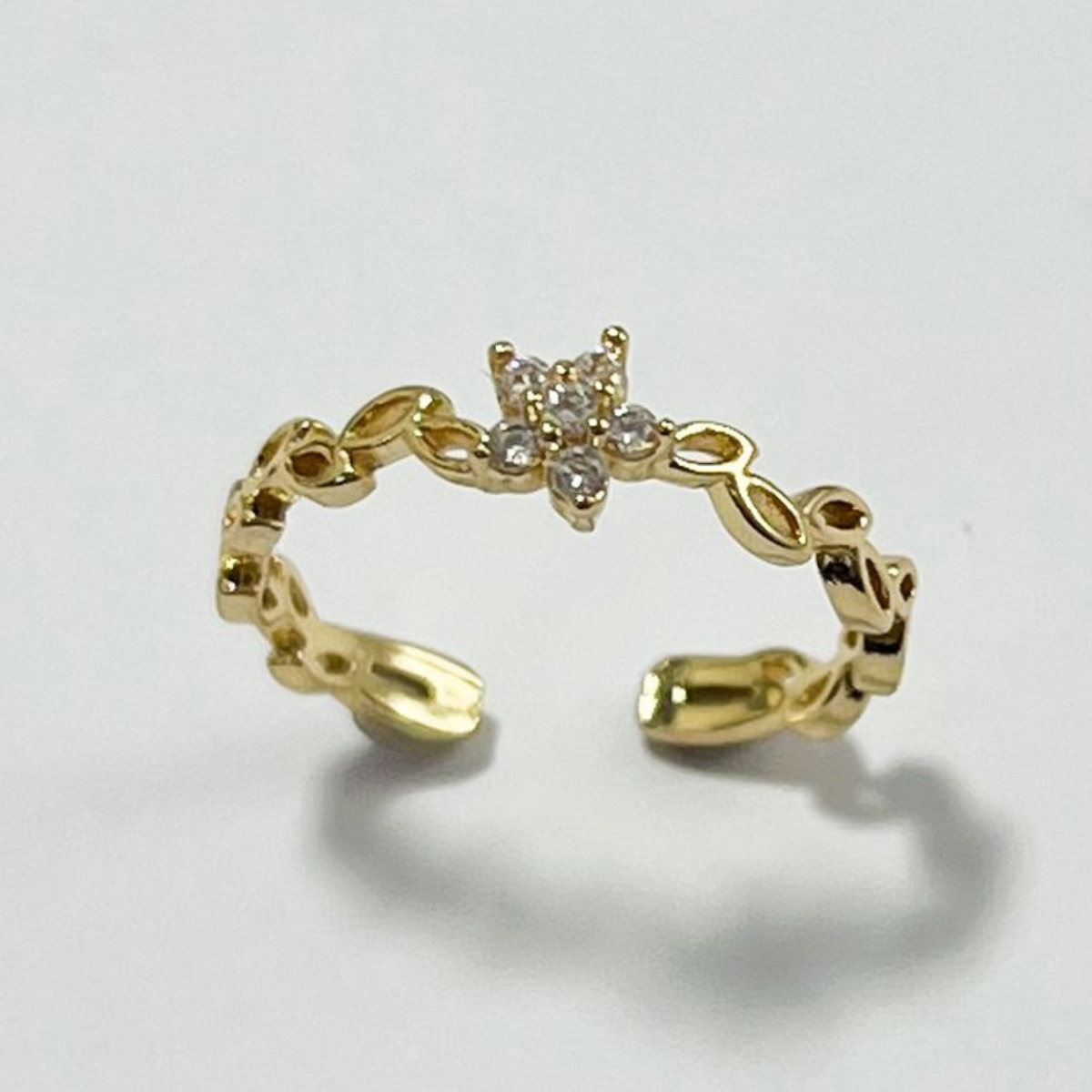 ANILLO GRADUABLE EN RODIO CON MICRO CIRCONES