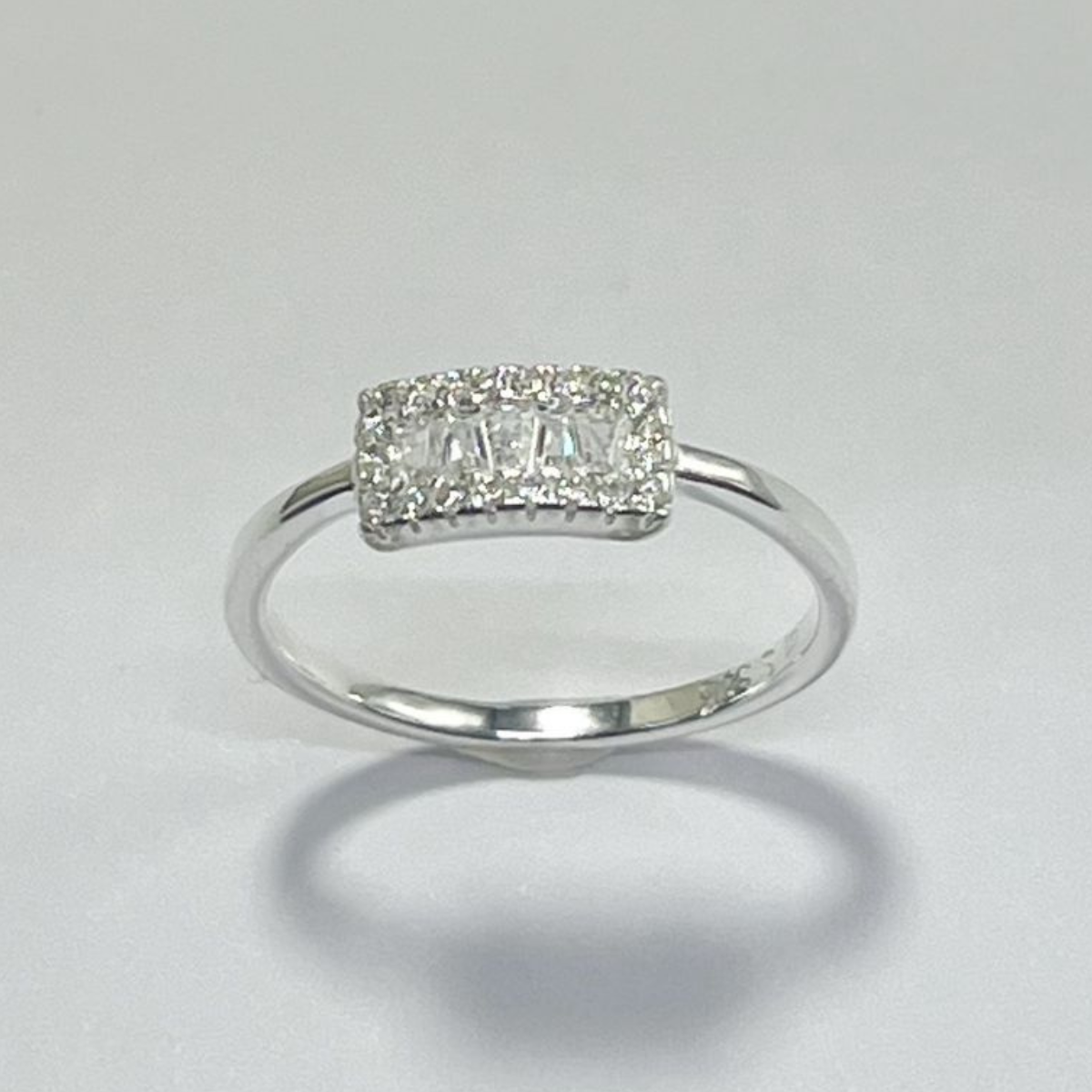 ANILLO RECTANGULAR EN PLATA LEY 925