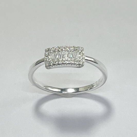 ANILLO RECTANGULAR EN PLATA LEY 925