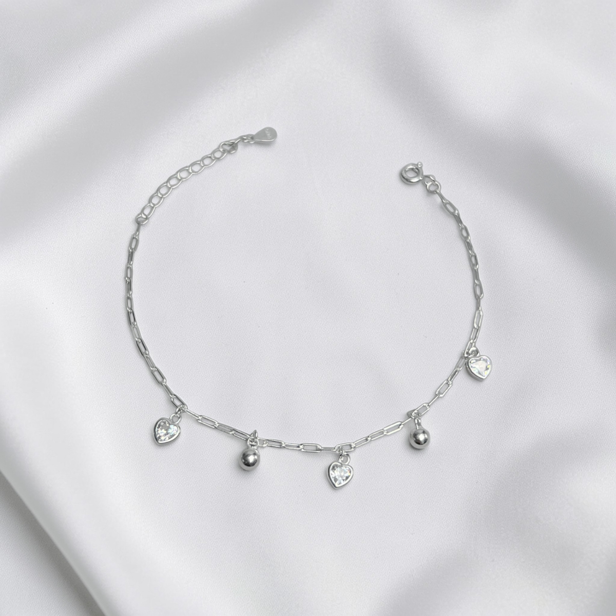 PULSERA PLATA CIRCONES TAILANDES