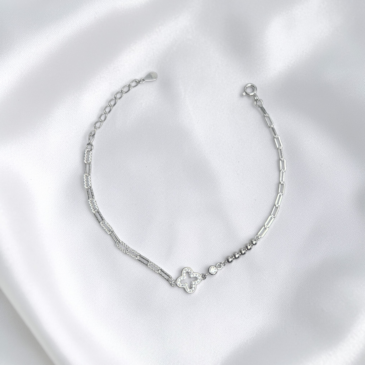 PULSERA PLATA CIRCONES TAILANDES
