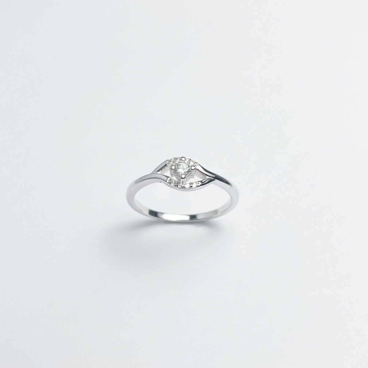 ANILLO SOLITARIO PLATA CIRCONES TAILANDES