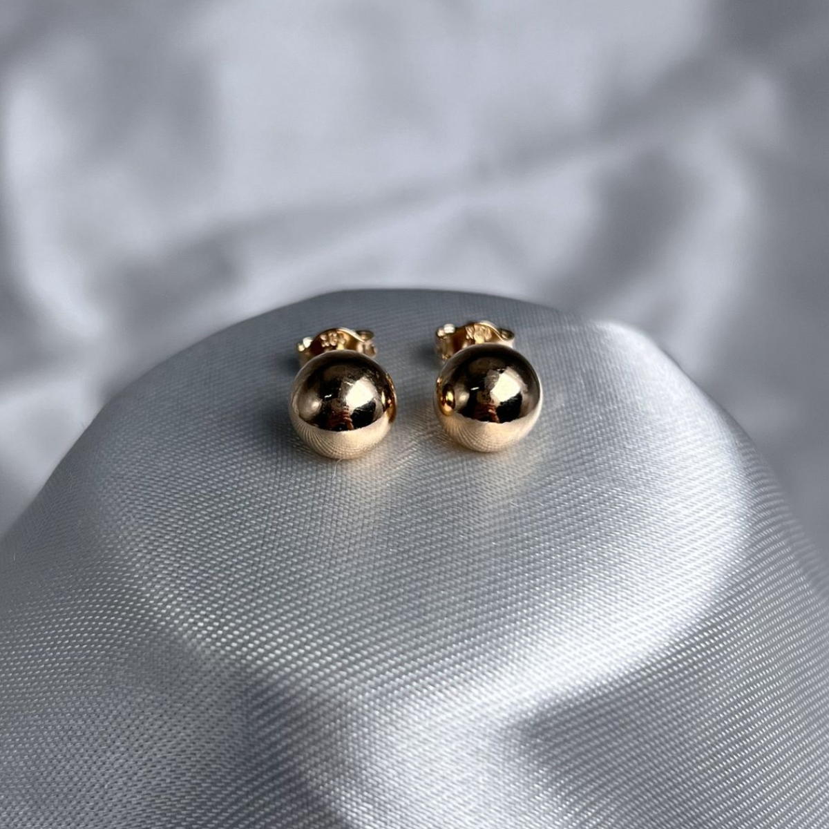 TOPO BALIN 8MM ORO LAMINADO 18K