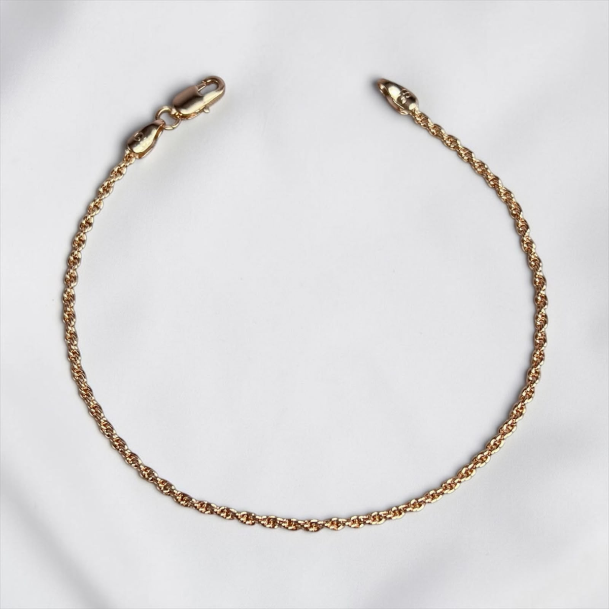 PULSERA LAZO ORO LAMINADO 18K