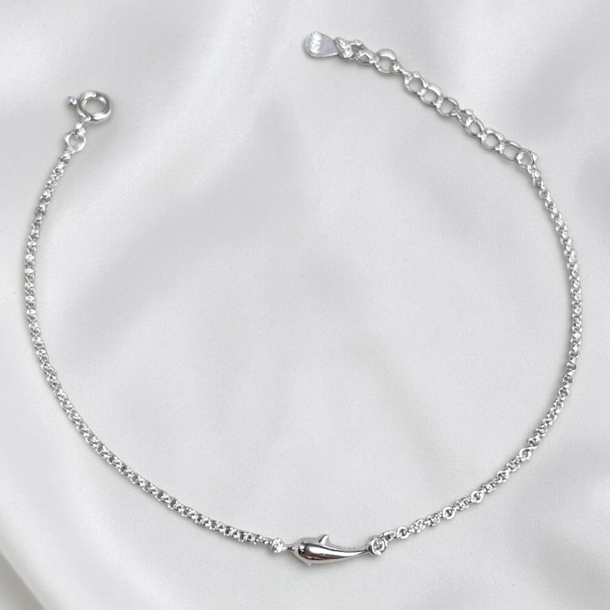 PULSERA PLATA CIRCONES TAILANDESA