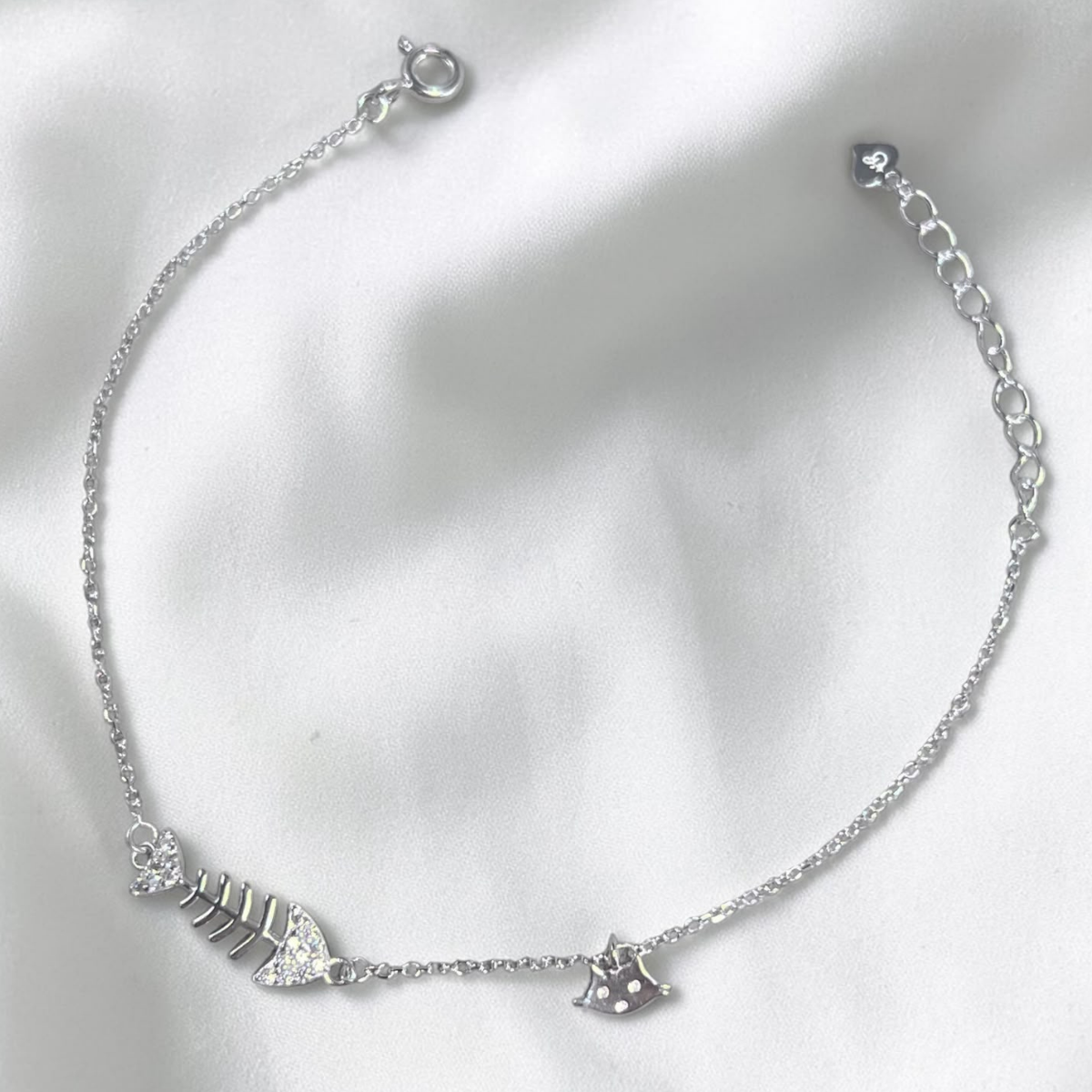 PULSERA PLATA CIRCONES TAILANDES