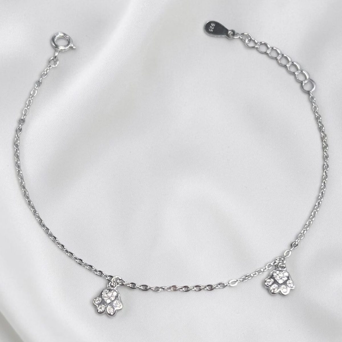 PULSERA PLATA CIRCONES TAILANDESA
