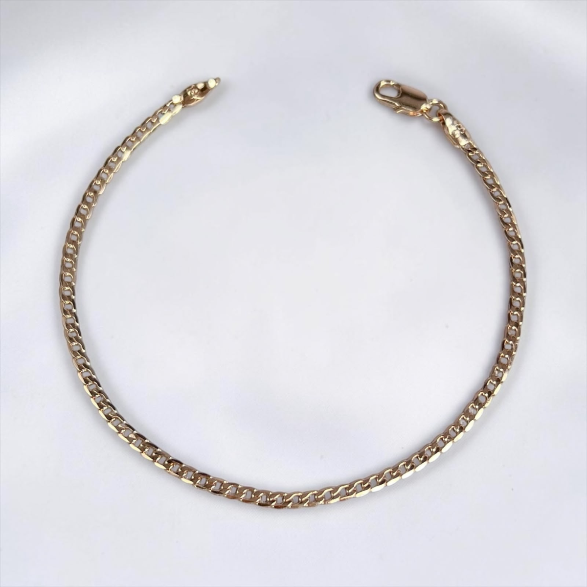 PULSERA CUBANA ORO LAMINADO 18K