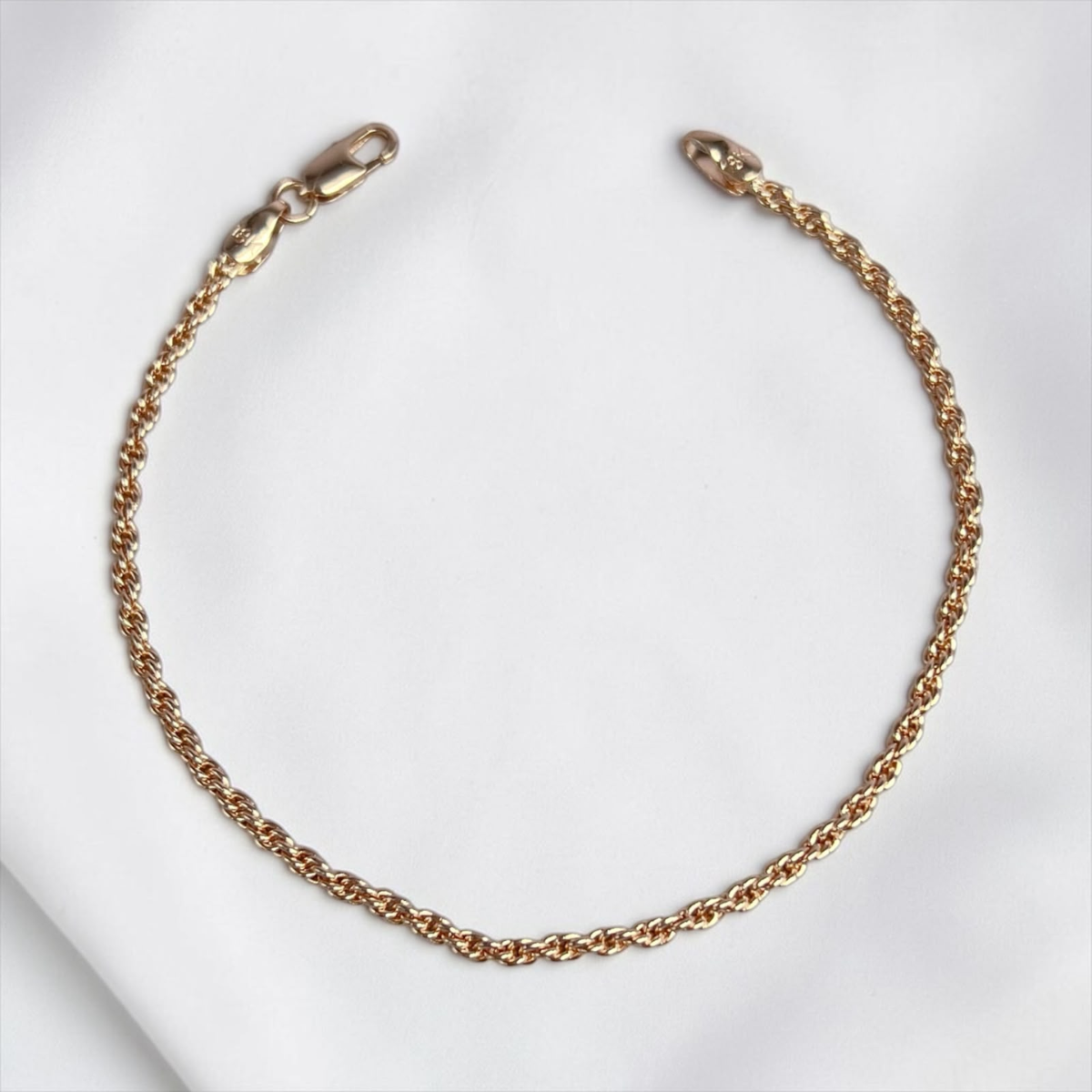 PULSERA LAZO ORO LAMINADO 18K