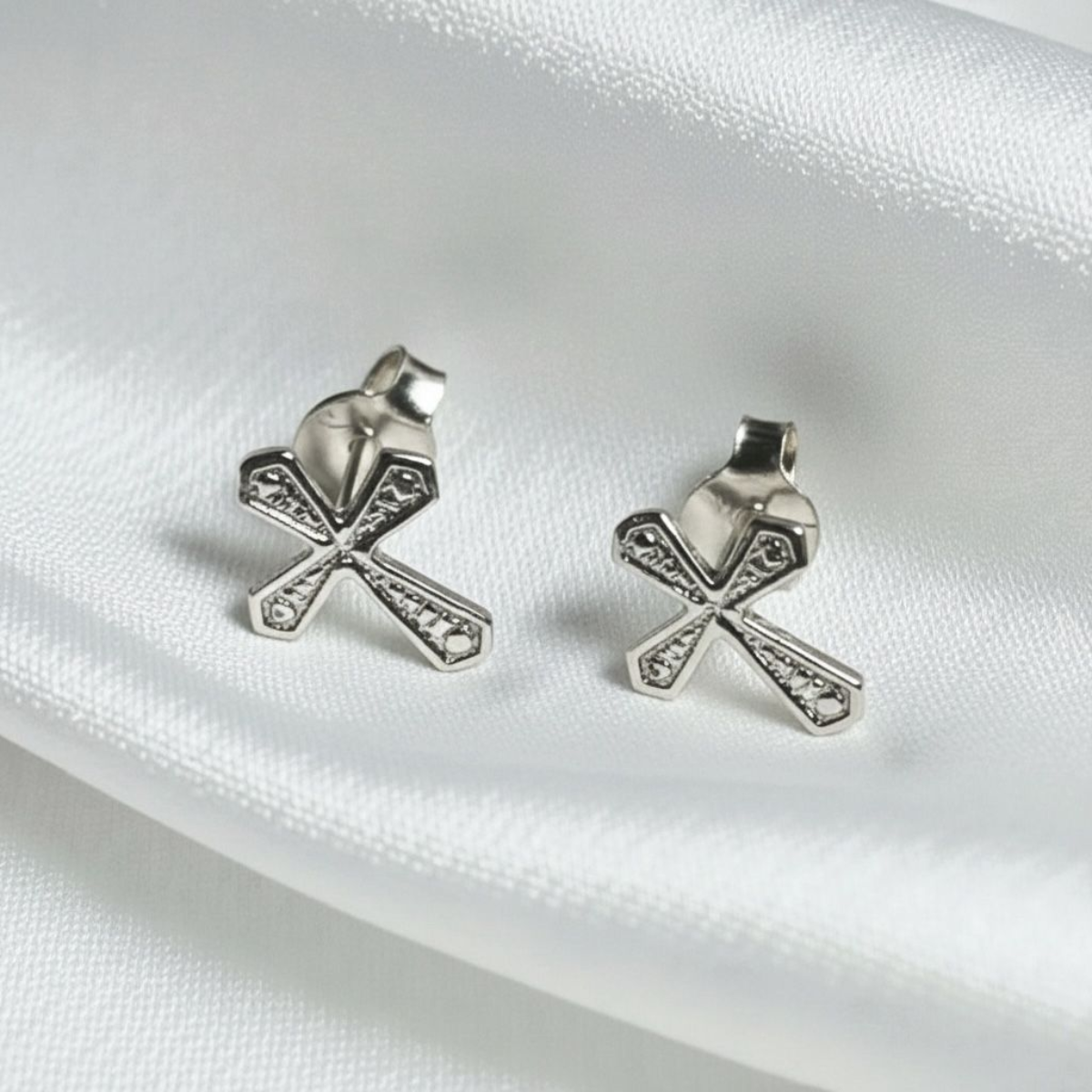 TOPO PLATA FIGURA CRUZ