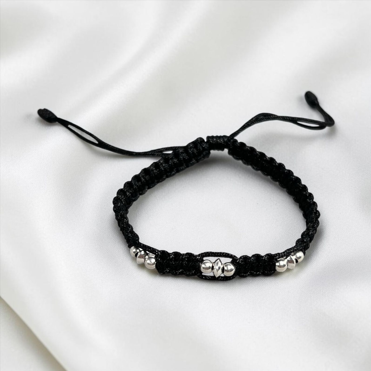 PULSERA PLATA TEJIDA