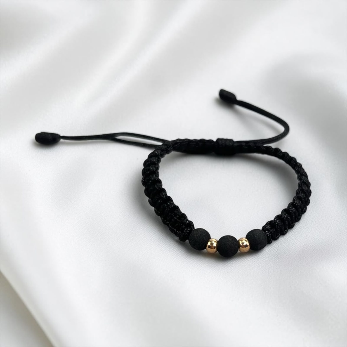 PULSERA BEBÉ ORO LAMINADO 18K TEJIDA
