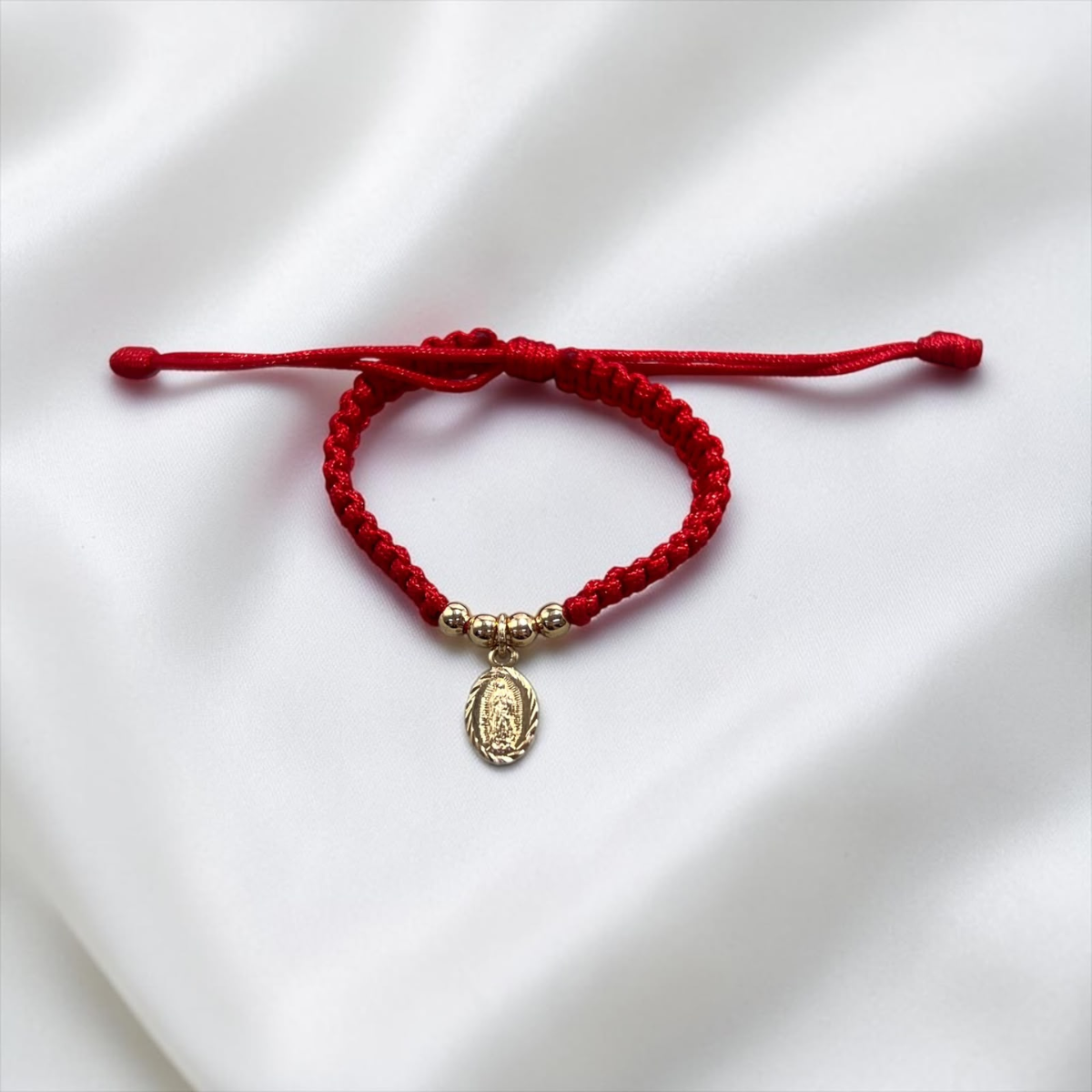 PULSERA BEBÉ ORO LAMINADO 18K TEJIDA