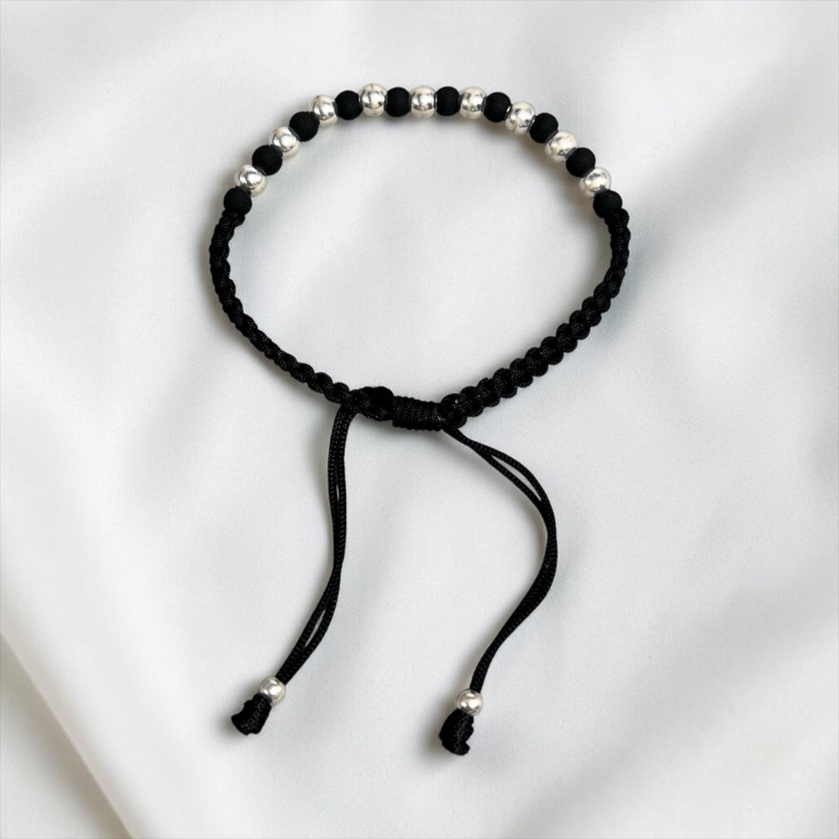 PULSERA PLATA TEJIDA