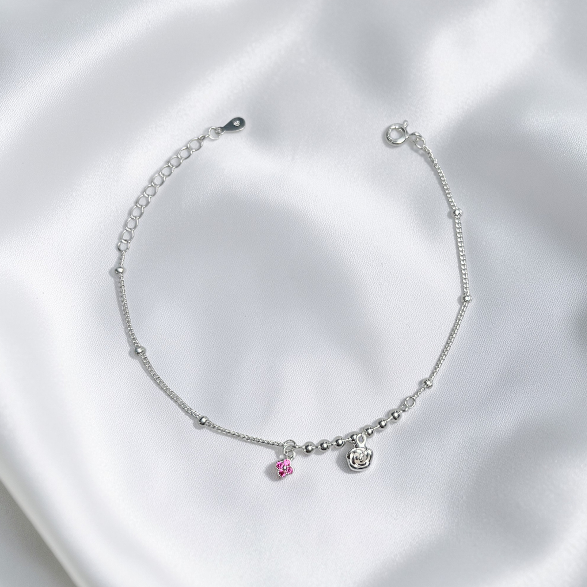 PULSERA PLATA CIRCONES TAILANDES