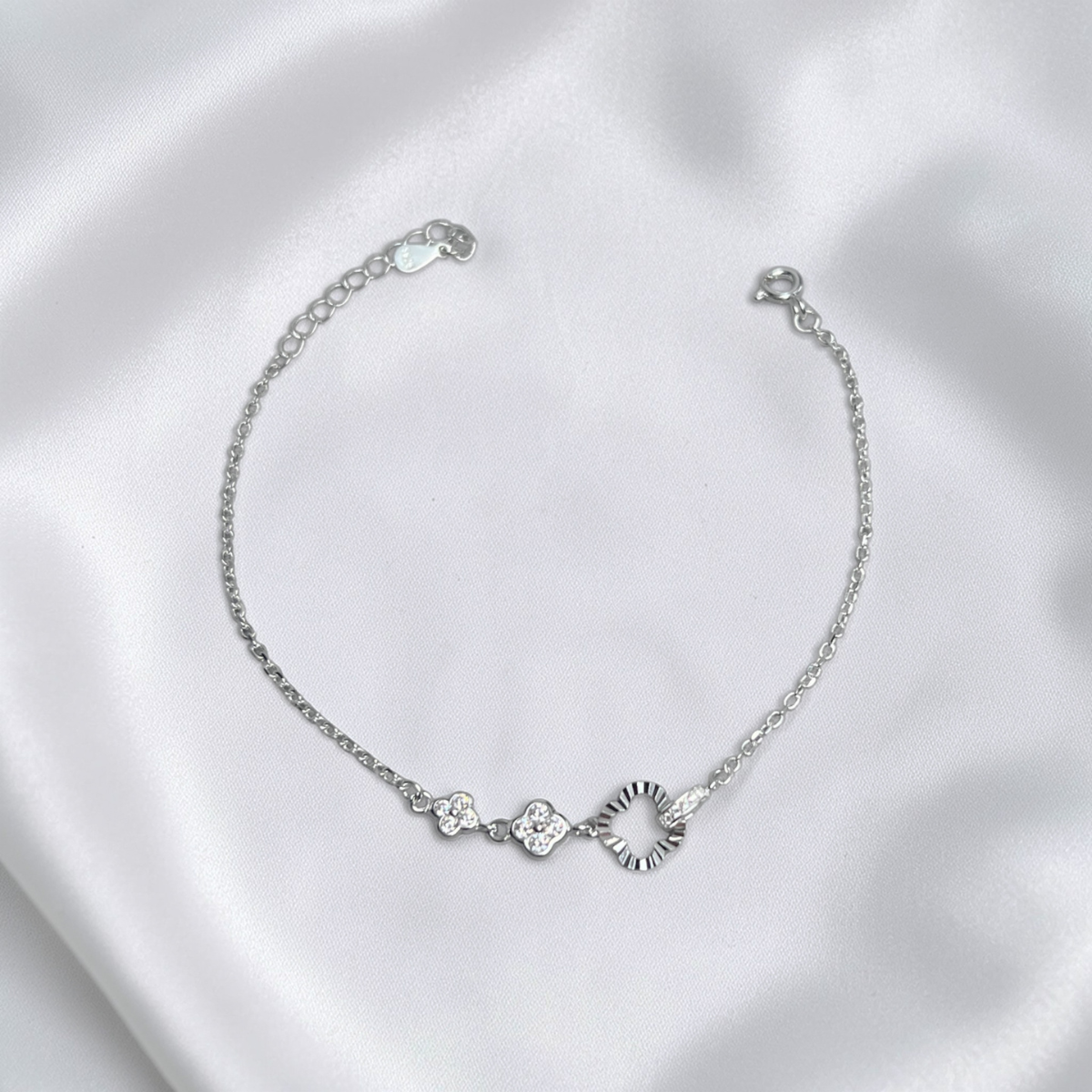 PULSERA PLATA CIRCONES TAILANDES