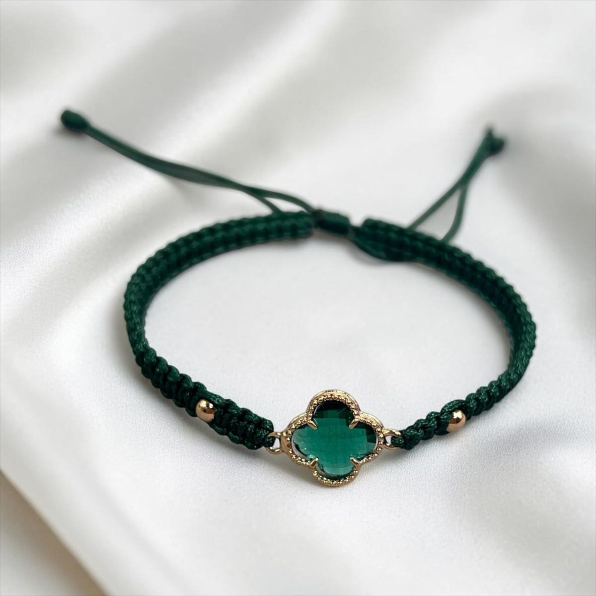 PULSERA ORO LAMINADO 18K VANCLEEF TEJIDA