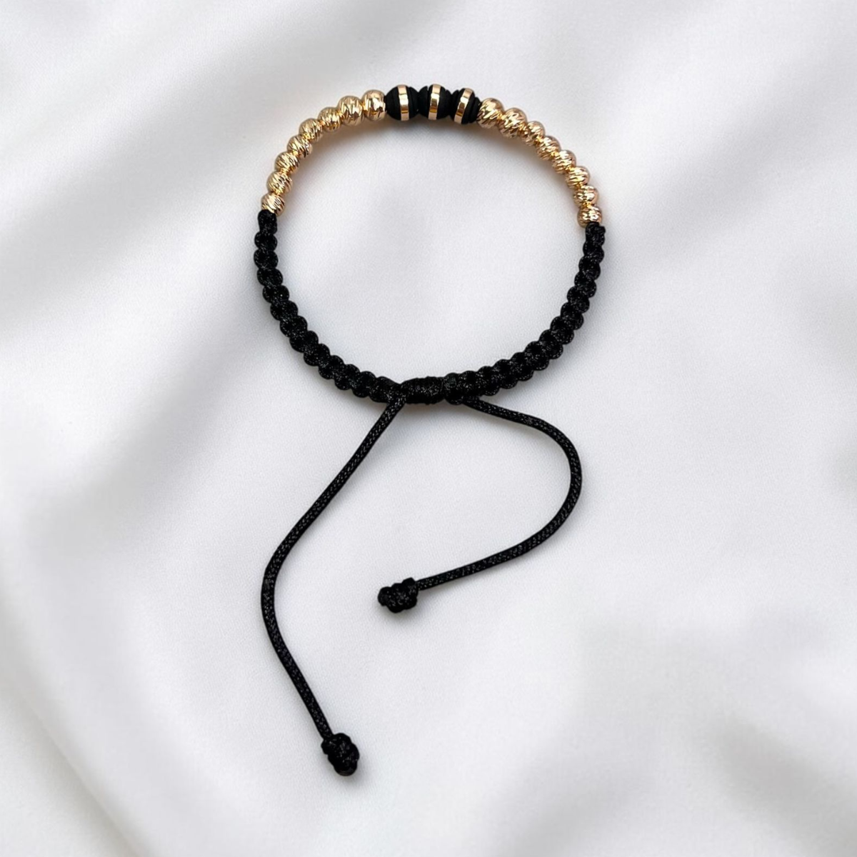 PULSERA ORO LAMINADO 18K TEJIDA