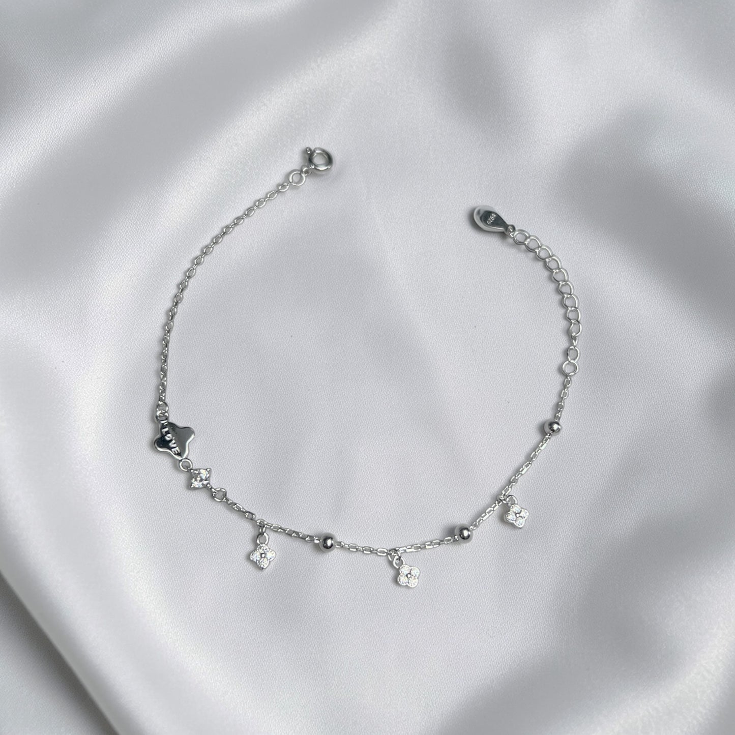 PULSERA PLATA CIRCONES TAILANDES