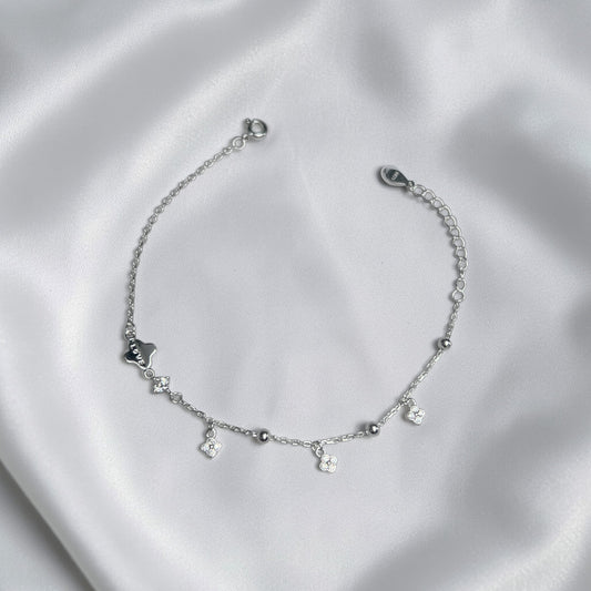 PULSERA PLATA CIRCONES TAILANDES