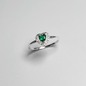ANILLO CORAZON PLATA CIRCONES TAILANDES