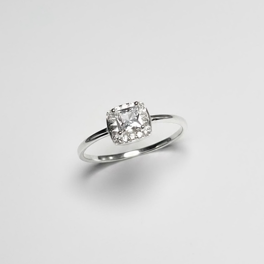 ANILLO SOLITARIO PLATA CIRCONES TAILANDES
