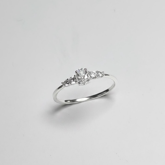 ANILLO SOLITARIO PLATA CIRCONES TAILANDES