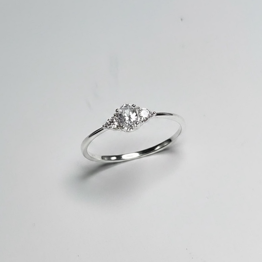 ANILLO SOLITARIO PLATA CIRCONES TAILANDES