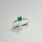 ANILLO SOLITARIO PLATA CIRCONES TAILANDES