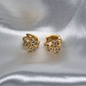 CANDONGA TREBOL MICROCIRCON BLANCO RODIO
