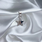 DIJE ESTRELLA PLATA CIRCONES TAILANDES