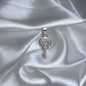 DIJE LLAVE CORAZON PLATA CIRCONES TAILANDES