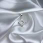 DIJE TREBOL PLATA CIRCONES TAILANDES