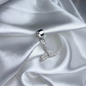 DIJE COLA DE SIRENA PLATA CIRCONES TAILANDES