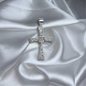 DIJE CRUZ PLATA CIRCONES TAILANDES