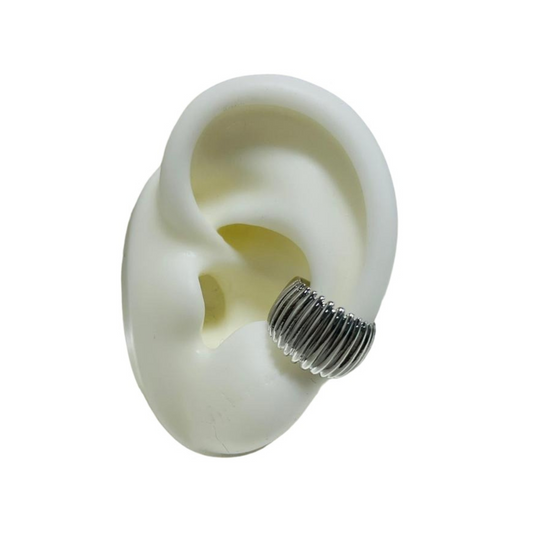 EAR CUFF PLATEADO GRUESO