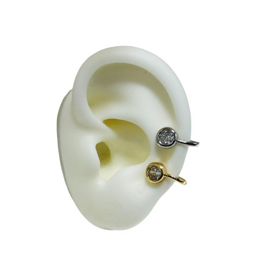 EAR CUFF REDONDO CON CIRCON