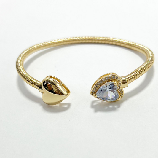 BRAZALETE CIRCONES CORAZÓN