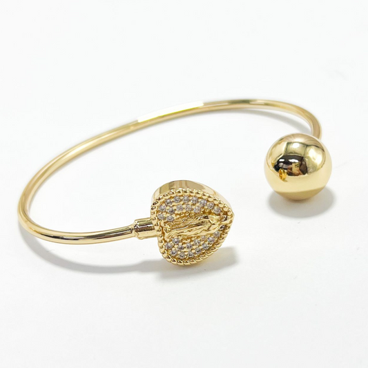 BRAZALETE CORAZÓN VIRGEN