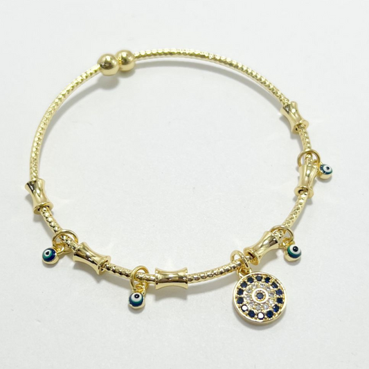 BRAZALETE CIRCULO OJOS TURCOS