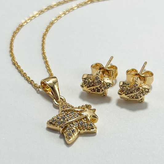 SET DE RODIO ESTRELLA CIRCONES