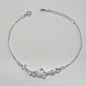 PULSERA CIRCONES Y MARIPOSA PLATA LEY 925