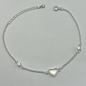 PULSERA PLATA LEY 925 CON DIJE DE CORAZÓN
