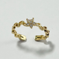 ANILLO GRADUABLE EN RODIO CON MICRO CIRCONES