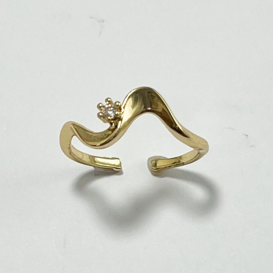 ANILLO GRADUABLE EN RODIO CON MICRO CIRCONES
