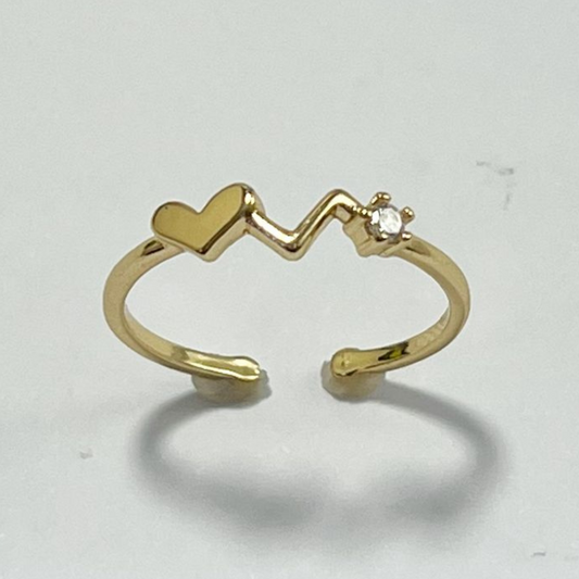 ANILLO GRADUABLE EN RODIO CON MICRO CIRCONES