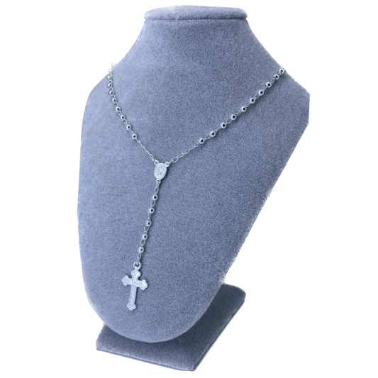 CAMANDULA DE PLATA LEY 925