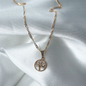 DIJE MAS CADENA ÁRBOL DE LA VIDA  ORO LAMINADO 18K